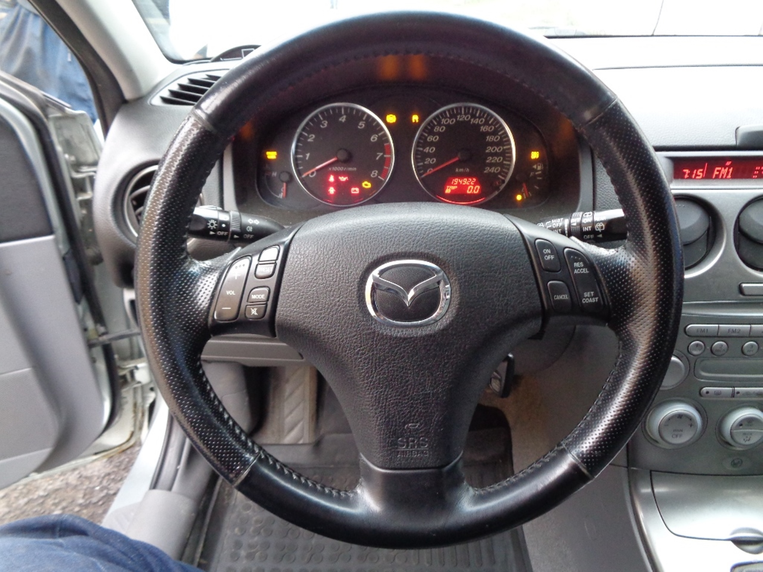 KIEROWNICA SKÓRZANA MULTIFUNKCJA MAZDA 6 02-05r.