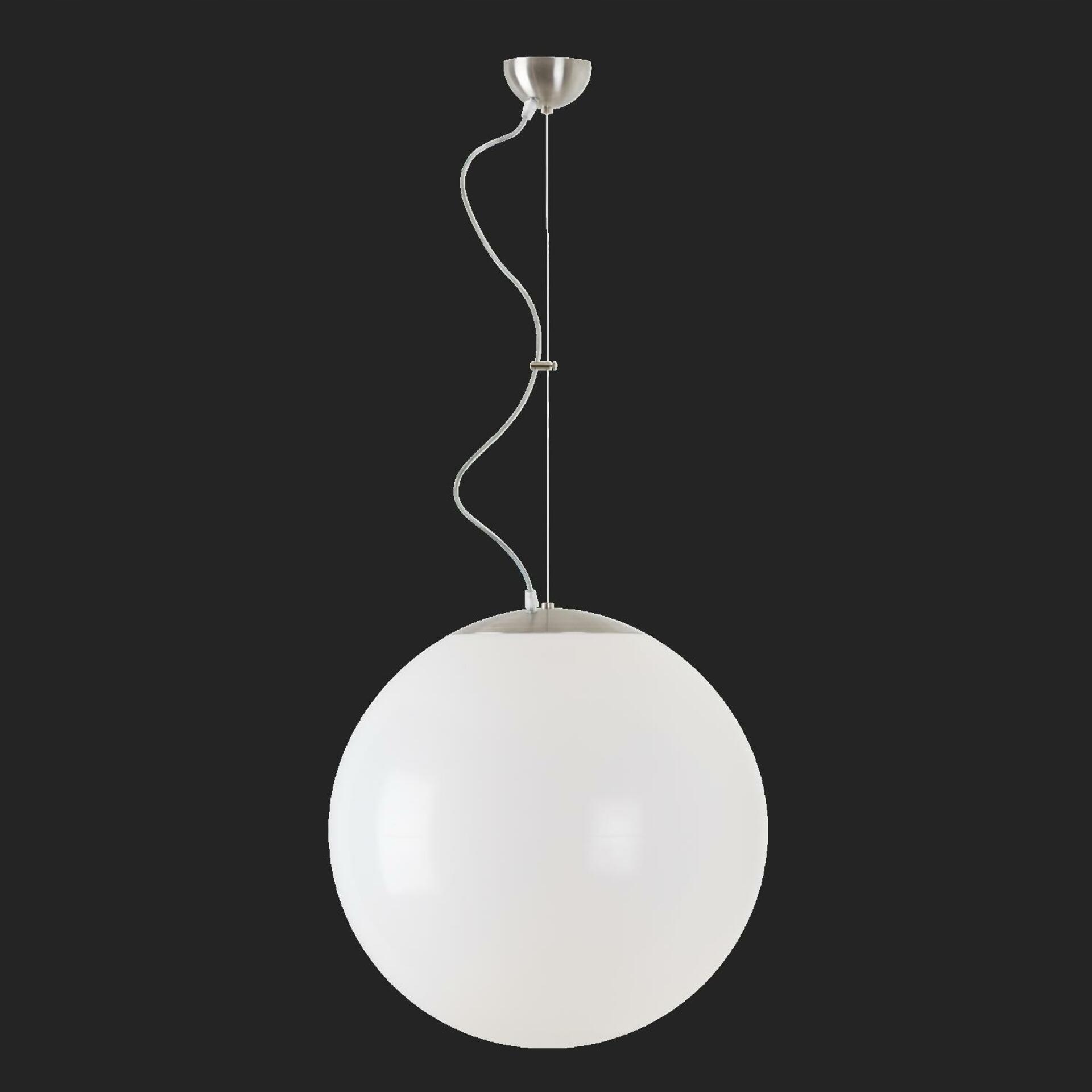 Osmont 64749 Isis L4 Pm závesné plastové svietidlo nerez brúsená biela IP4