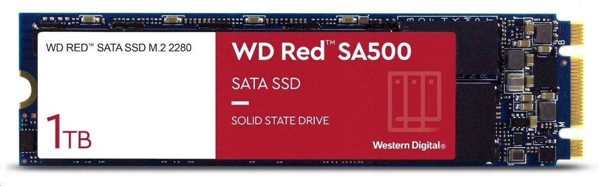 Ssd M.2 Sata Wd Red SA500 1TB 560MB/s (WDS100T1R0B)