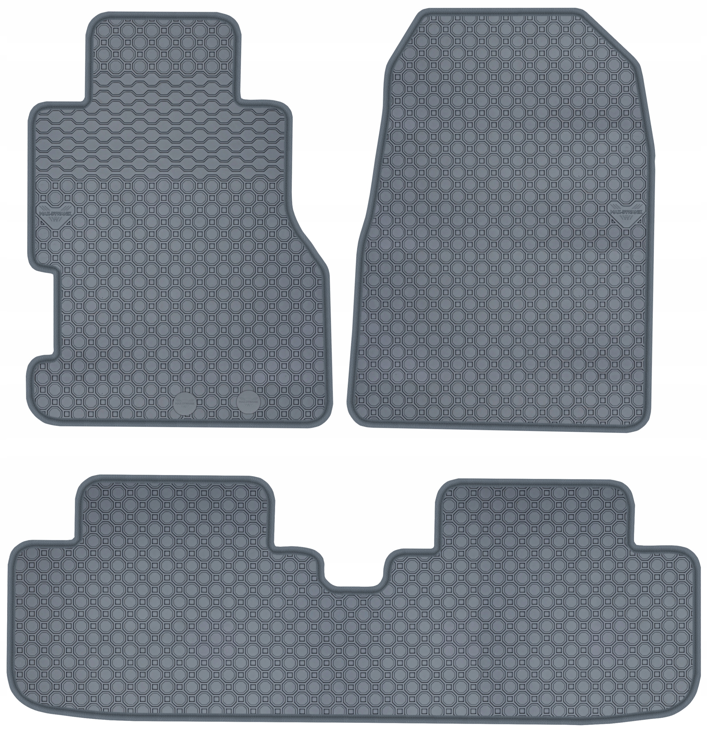 Honda Civic VII Hb 3D 01-06 Koberce Šedé