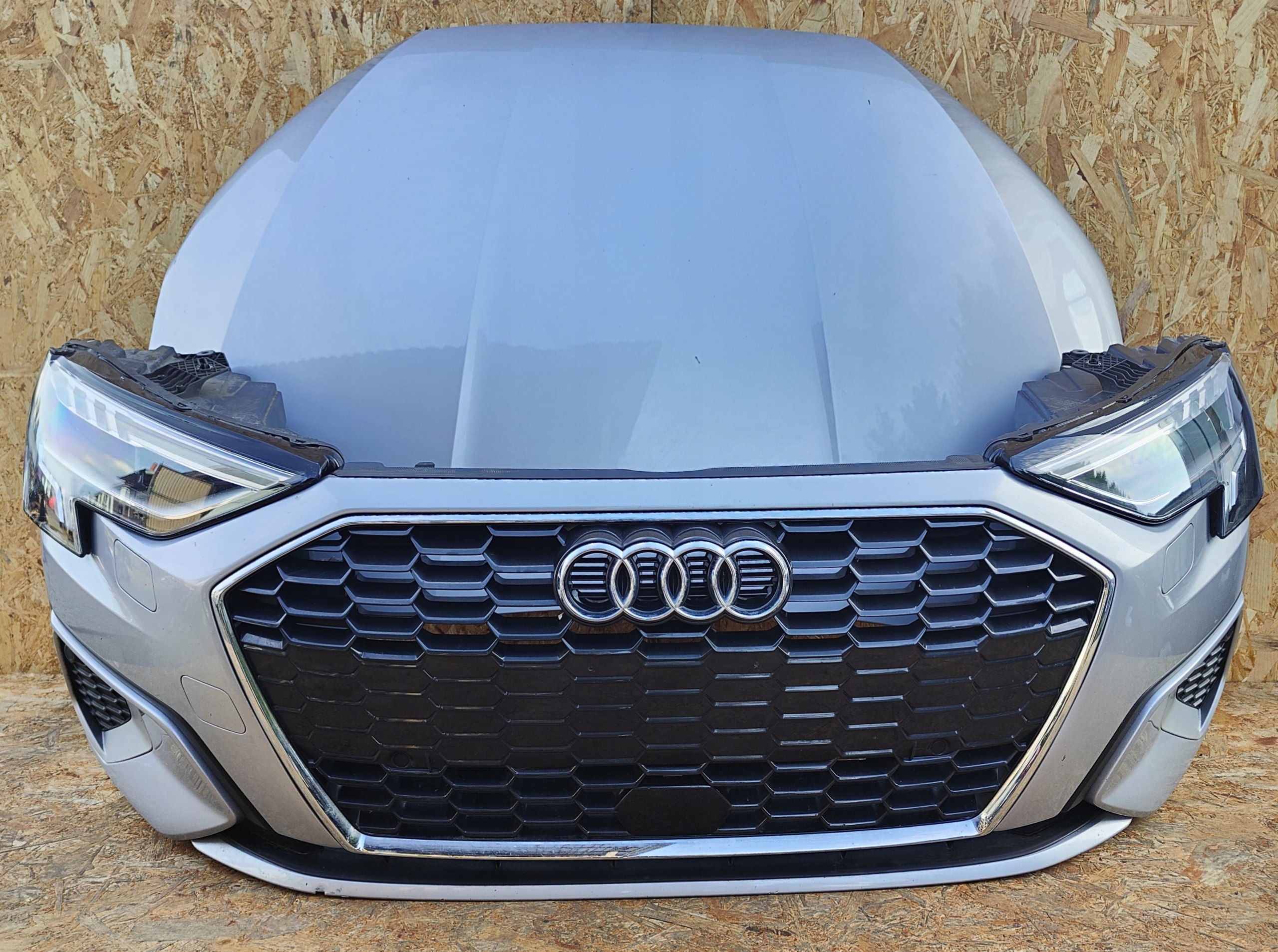 complete front AUDI A3 8Y bonnet fender bumper radiator 1.5eTSI