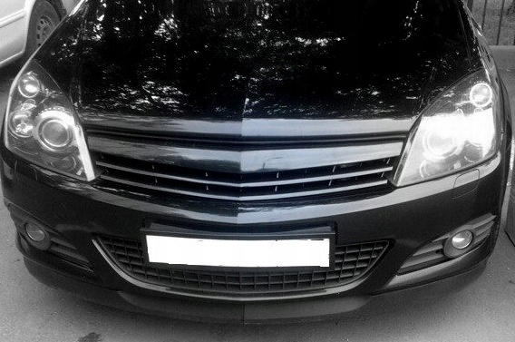 OPEL ASTRA H 3 III GTC 03 10r GRILL ATRAPA GRIL Kolor czarny