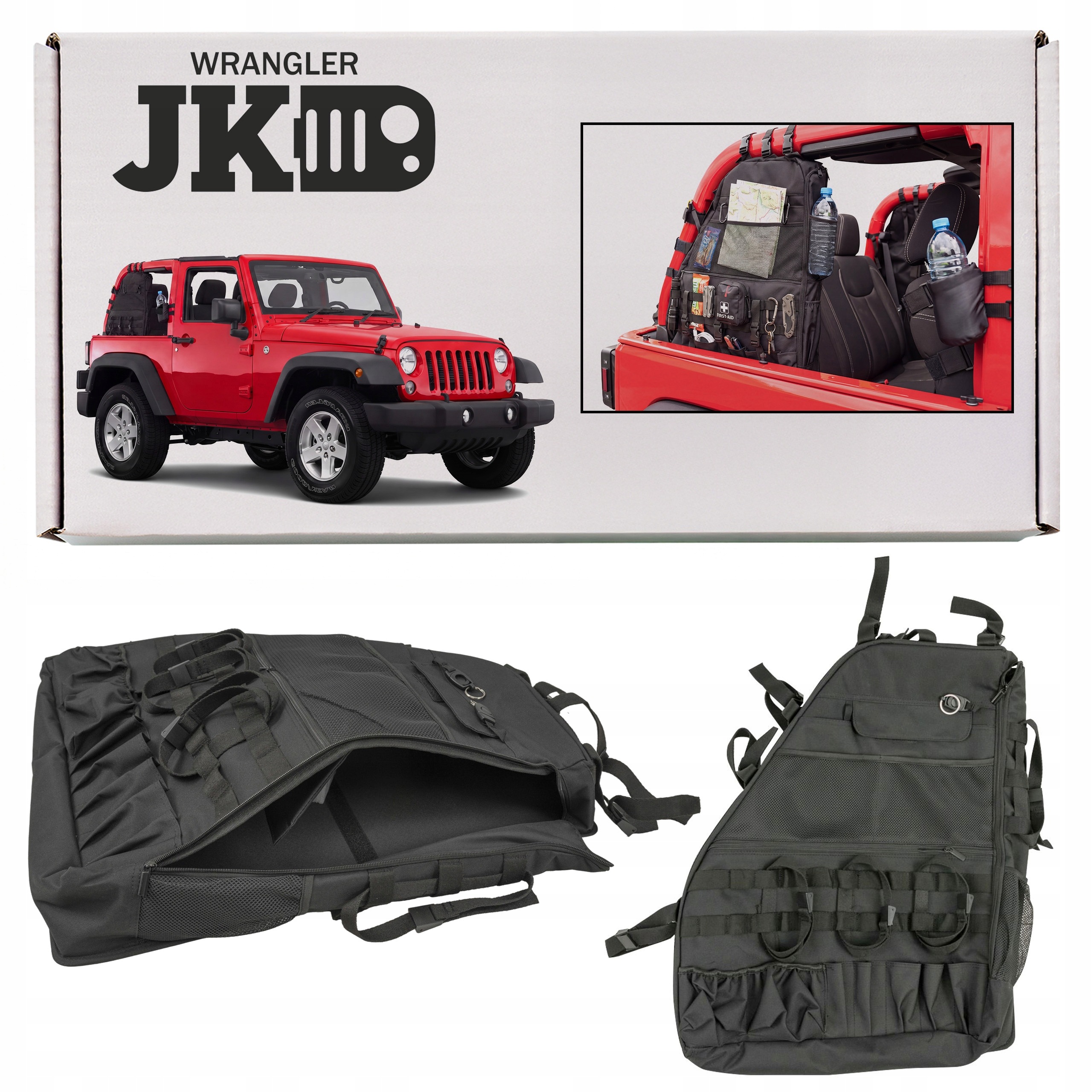 Jeep Wrangler Jk 2007-2018 Organizér Vnútorná Pravá Taška