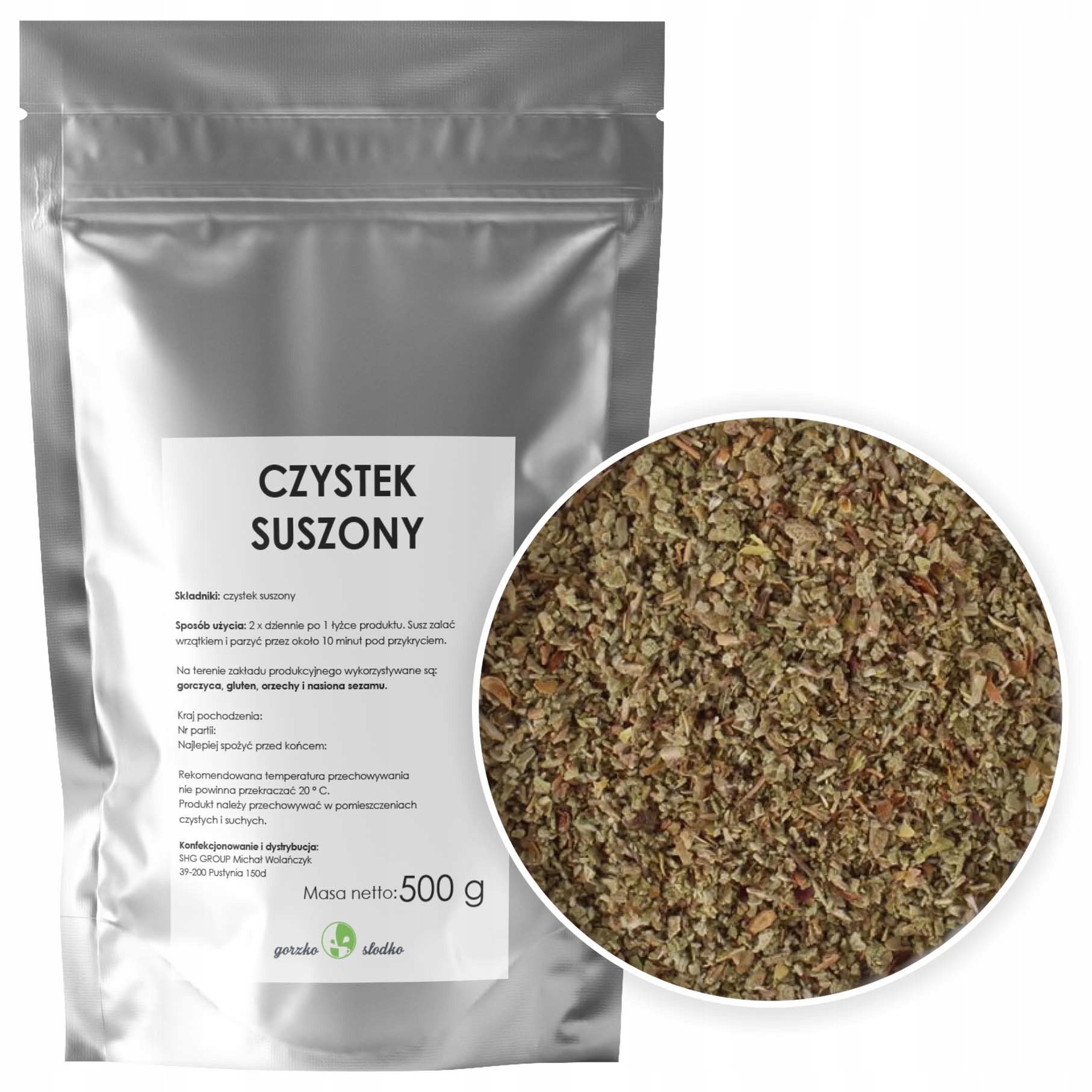 

Czystek Suszony suszony ziele czystka susz 0,5kg