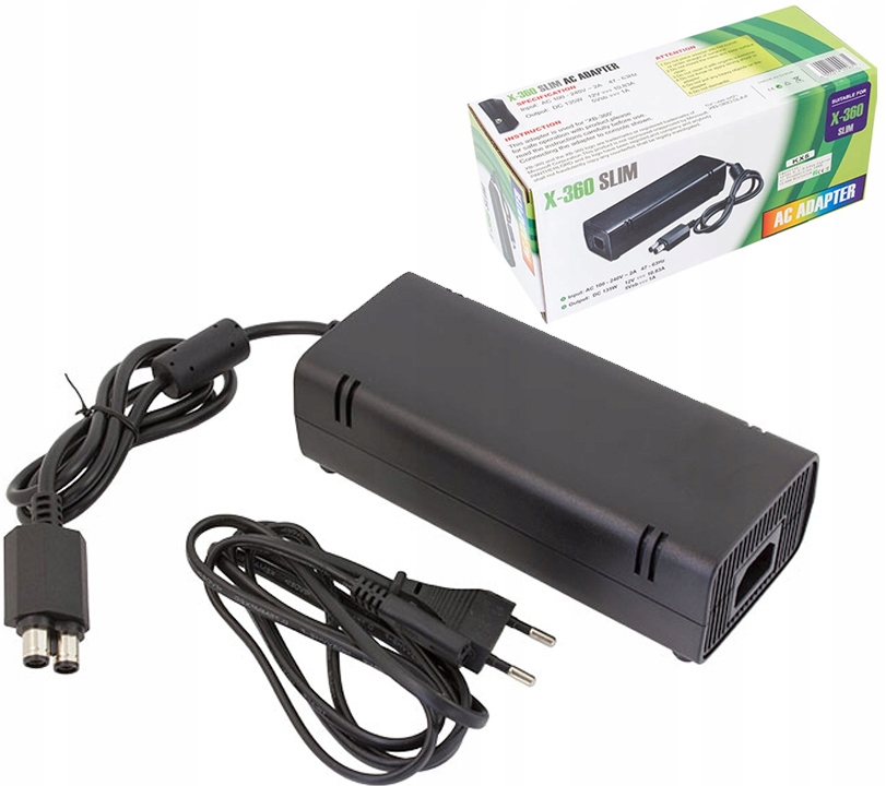 

Zasilacz Do Konsoli Xbox 360 Slim Microsoft Z464