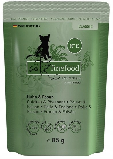 Levně Catz Finefood Classic N.15 Kuře a bažant Set 16x85g