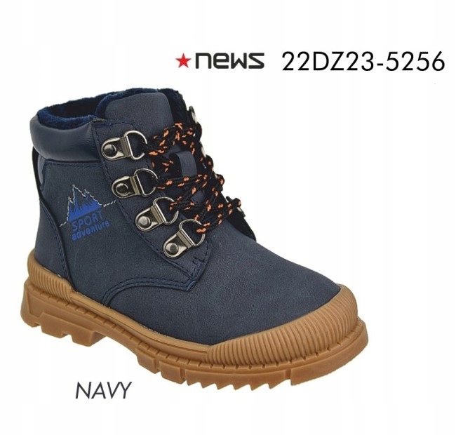 

News Kozaki Botki Zimowe Navy 5256 Traperki R 25