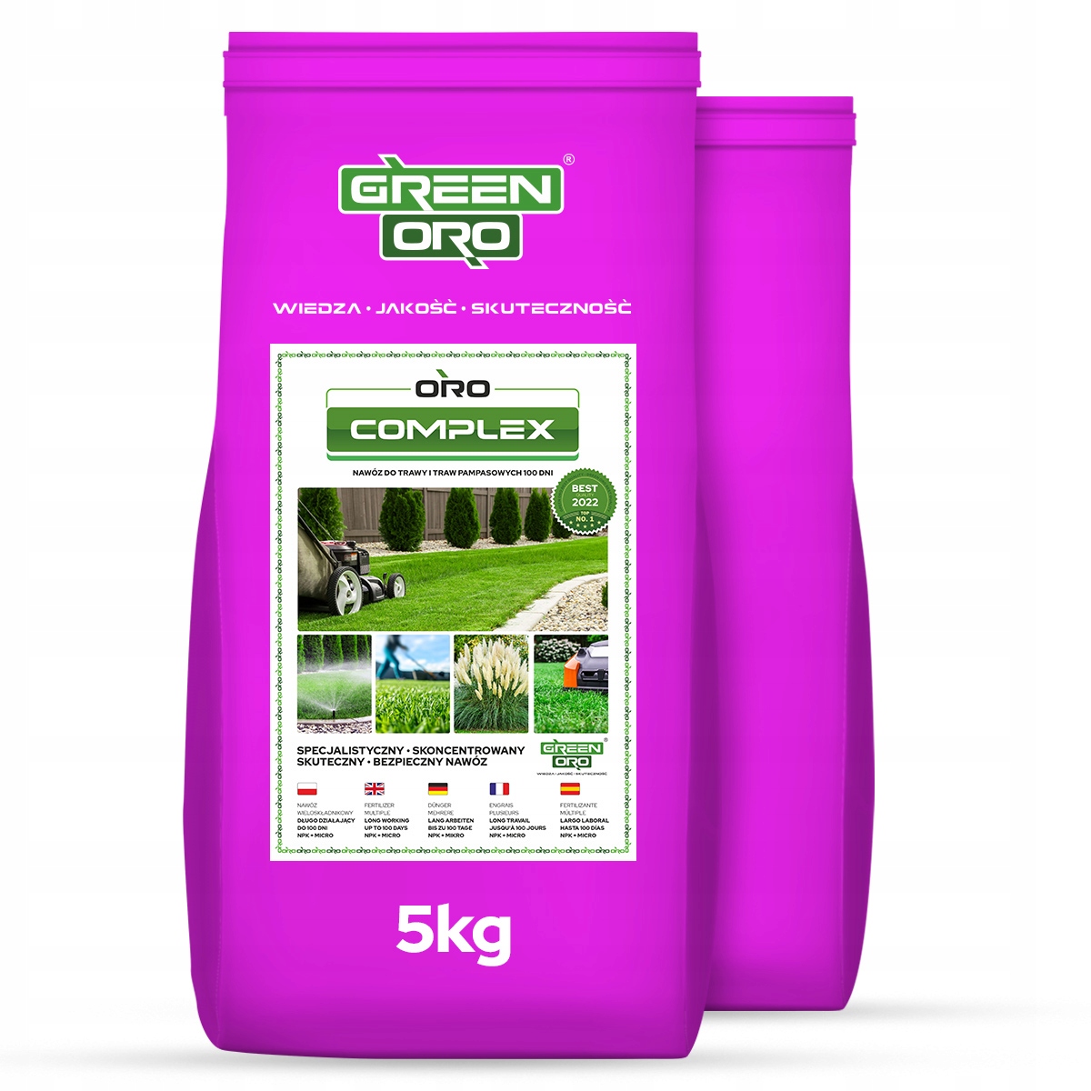 Nawóz do Traw ozdobnych Trawy Pampasowej 5kg 100 dni Trawa Ozdobna Pampaso