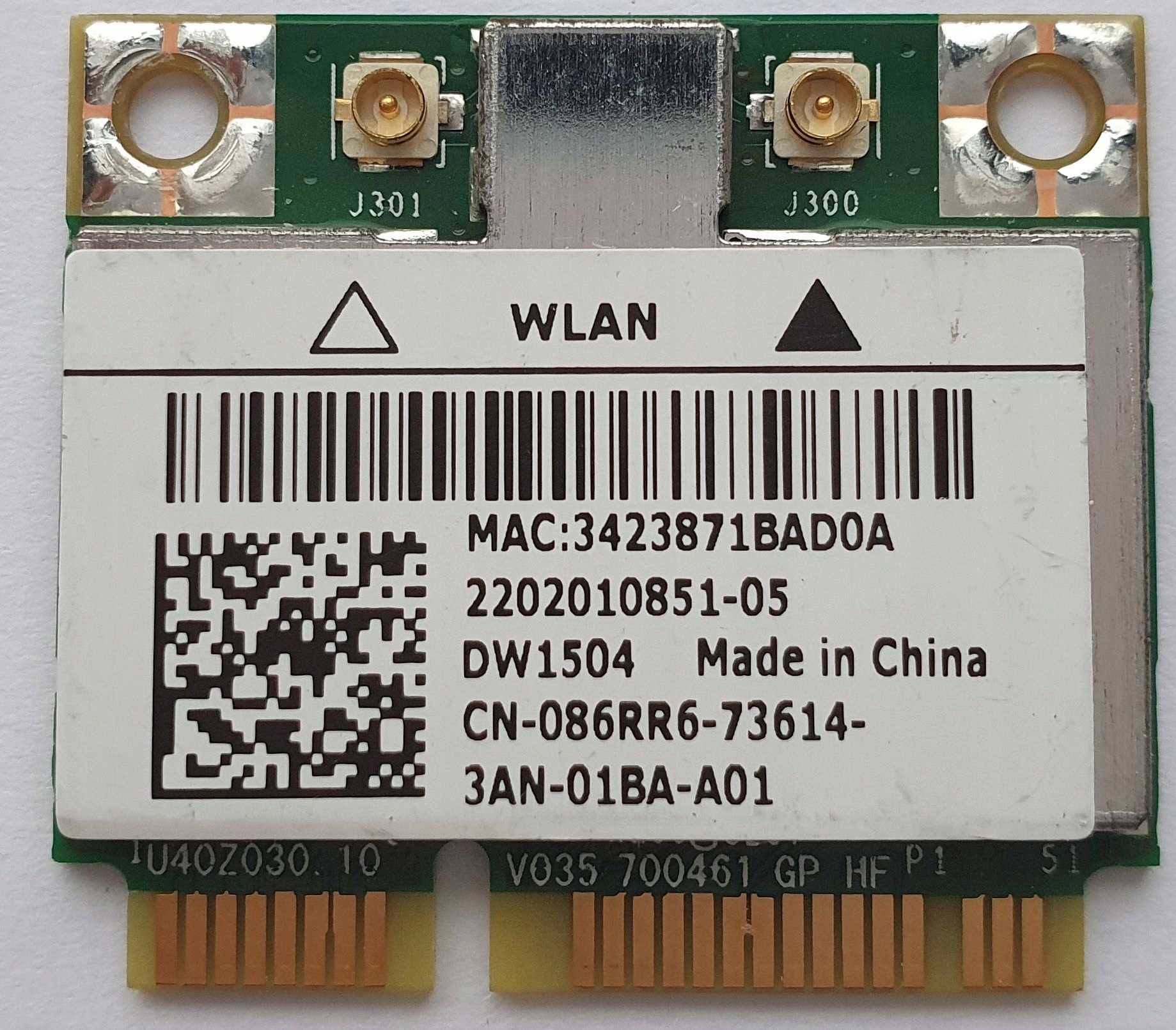 KARTA WIFI 086RR6 do Dell