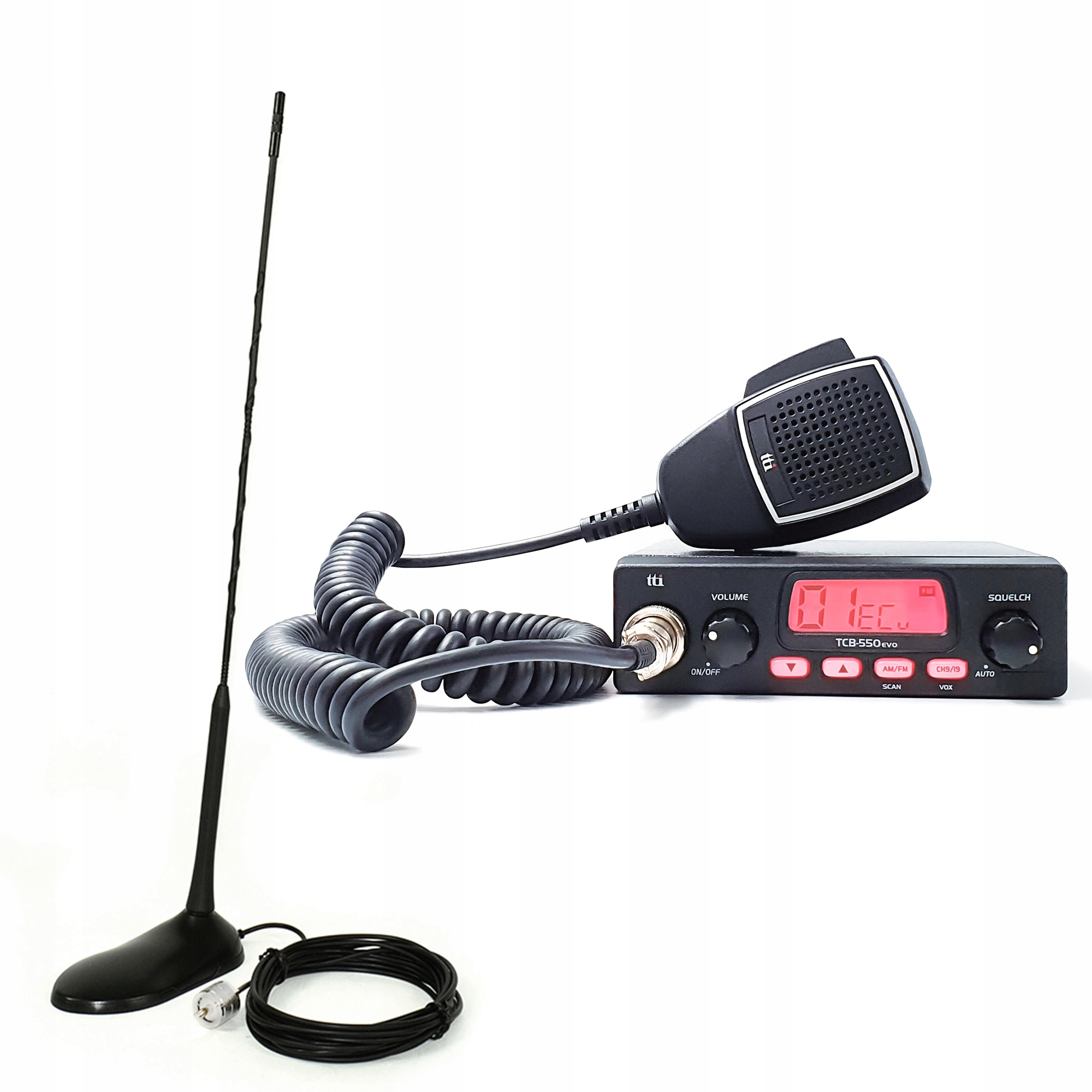 Súprava Rádio Cb TTi TCB-550 Evo Anténa Pni Extra 45
