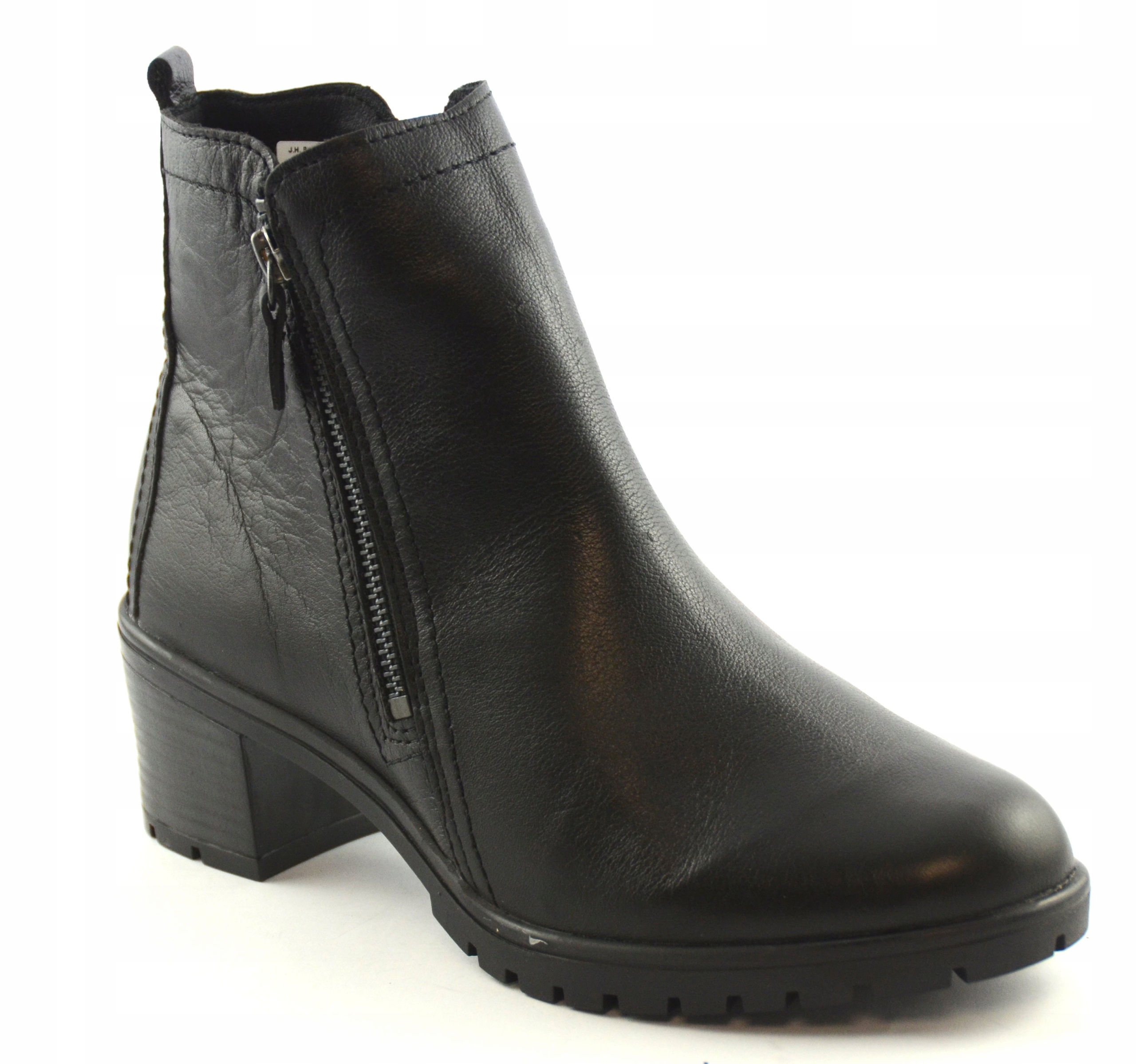 Comfortabel Černé Dámské Kotníkové Boty Kožené 960352-01 Kostka VEL.38