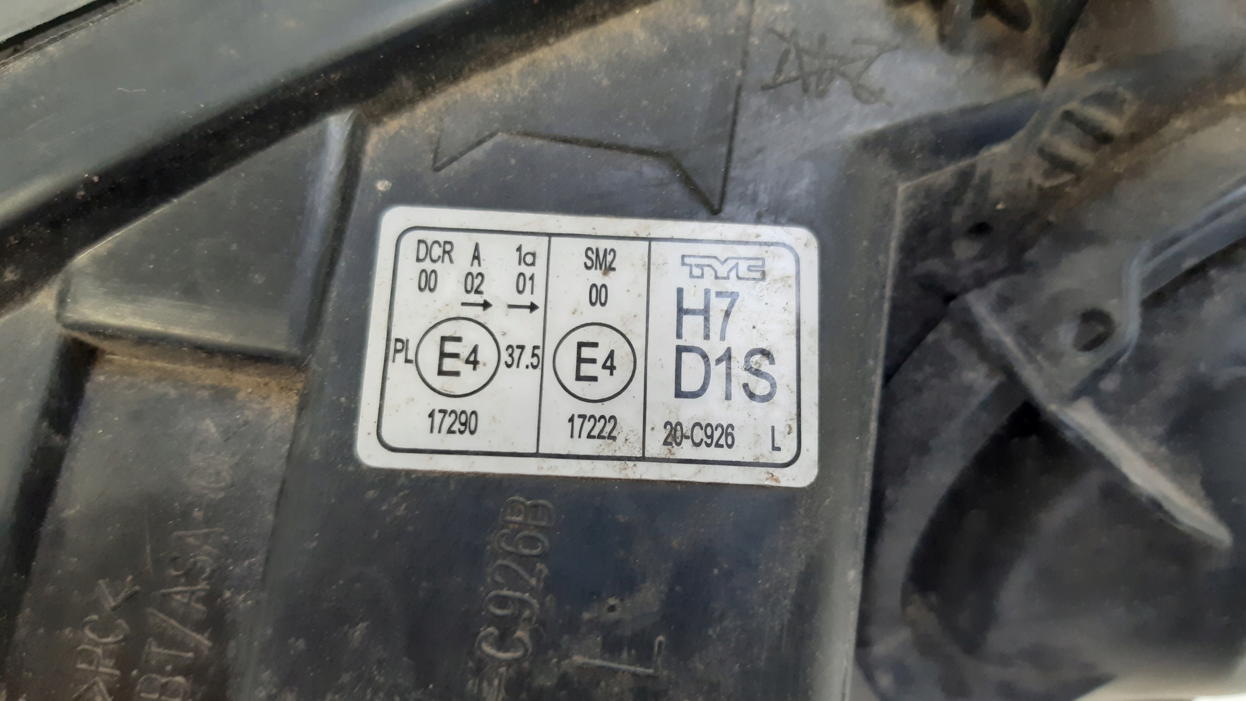 light left front xenon europa BMW E61 525i