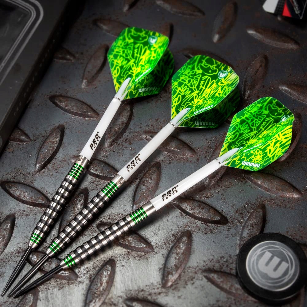 WINMAU Advance 500 Zielone Rzutki 26g Z Dartami I Lotkami — miniatura 6