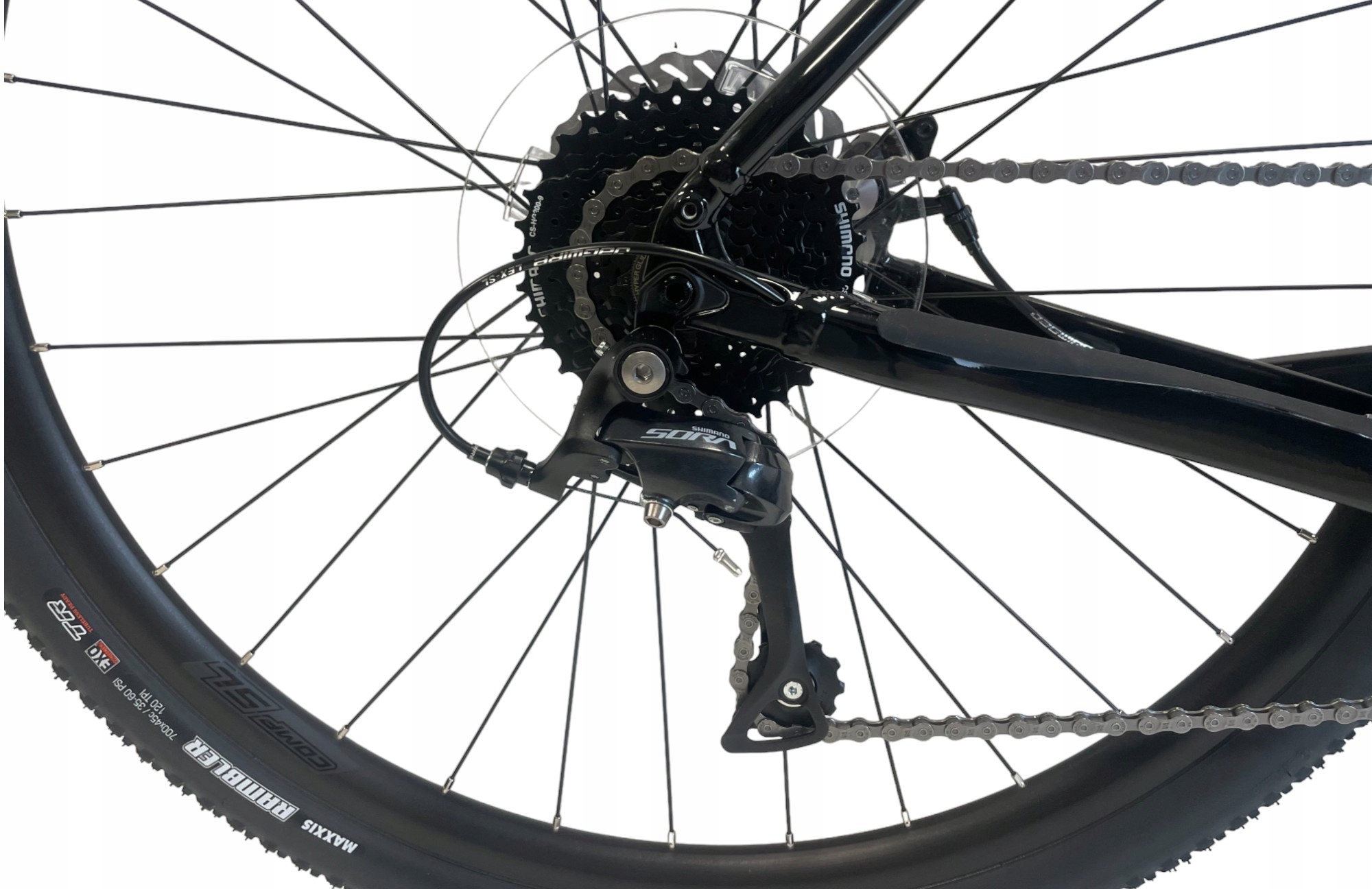 Rower GRAVEL 28 MERIDA SILEX 200 L 55 CM CZARNY 2024 Rozmiar ramy 55 cm