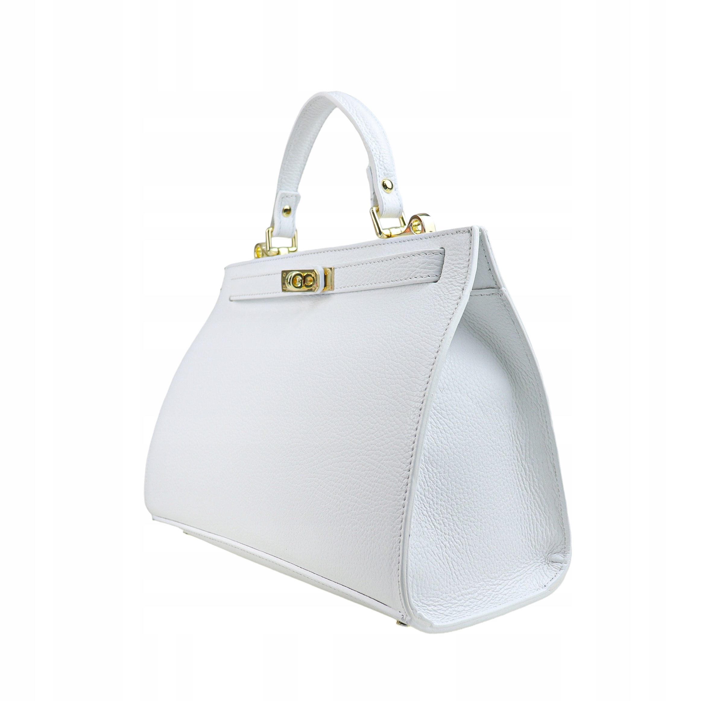 Torebka Damska skóra naturalna Cassandra Biały Marka inna