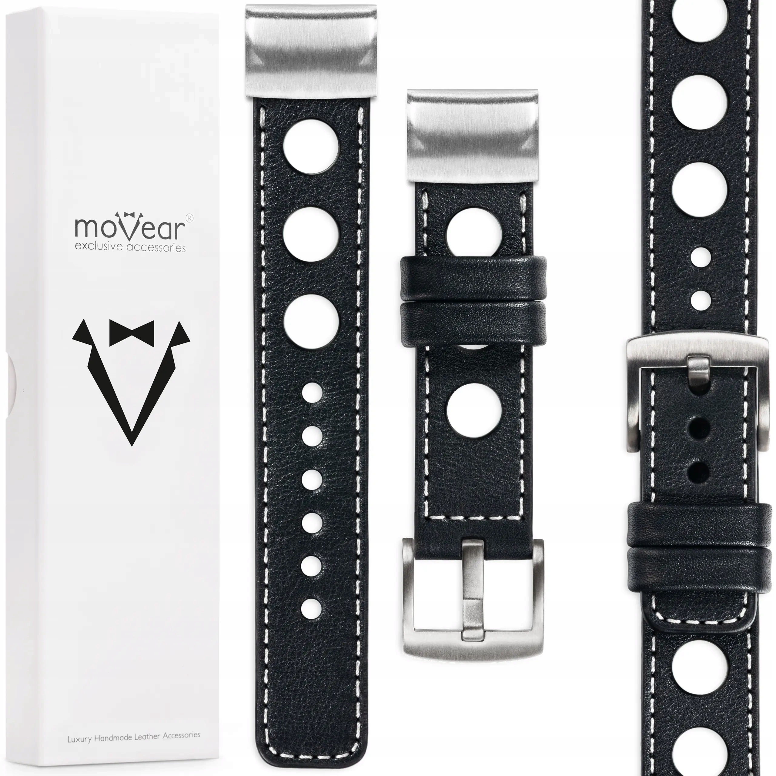 Exkluzivní řemínek pro Garmin Fenix 8 7 6 5 kožený QuickFit 22 mm, ruční výroba