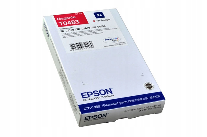 Originální inkoust Magenta Epson T04B3 (C13T04B340)