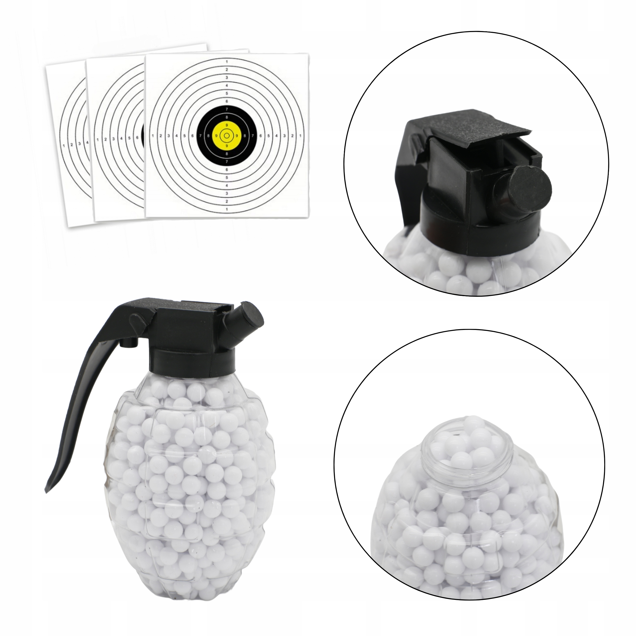 METALOWY PISTOLET NA KULKI COLT M688 REPLIKA IMITACJA METAL GRATIS KULKI Efekty brak