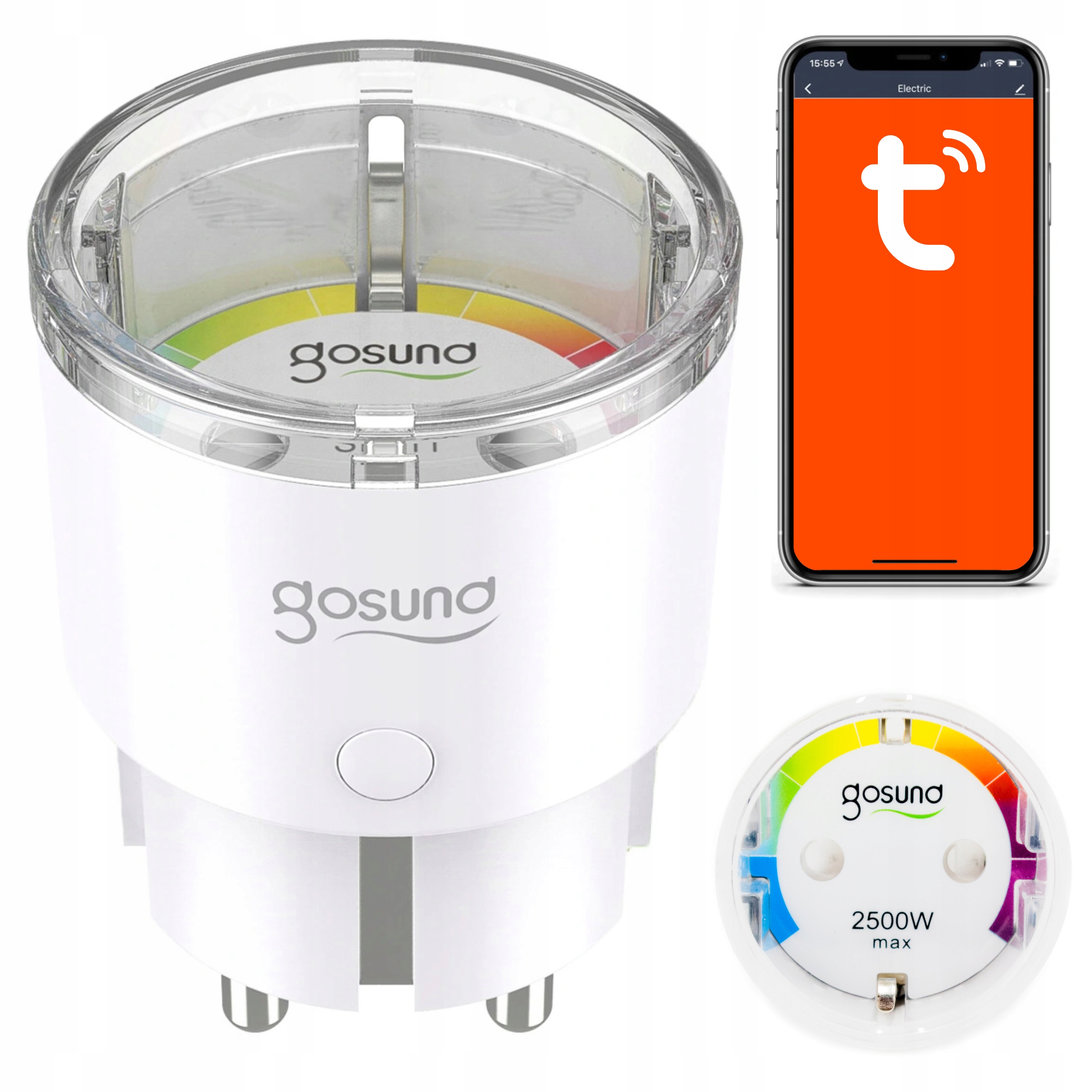 

Gniazdko WiFi Tuya Android iOS Watomierz 1SZT