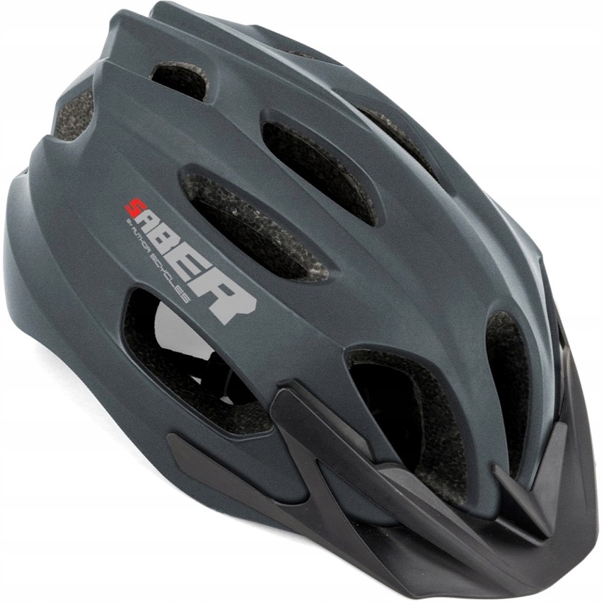 Cyklistická přilba Author Saber X1 53-59 Cm šedá