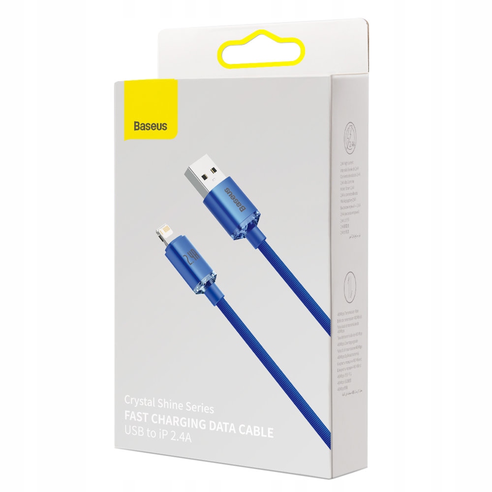 BASEUS SZYBKI KABEL LIGHTNING USB 2M DO iPHONE Marka Baseus