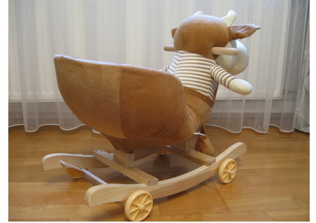 ŚPIEWAJĄCY BUJAK na BIEGUNACH i KÓŁKACH 3w1 KROWA Wiek dziecka 12 m +