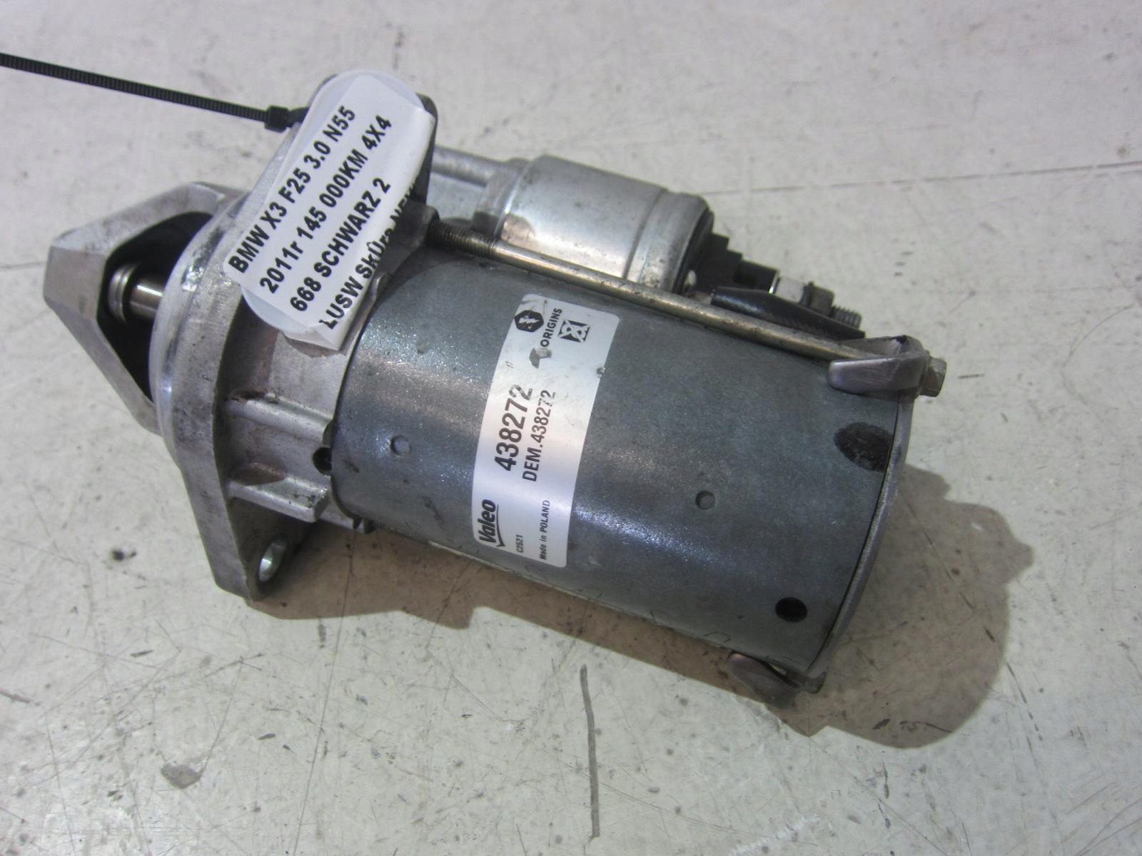 BMW X3 F25 N55 E81 E87 E90 E92 F31 E84 E70 E71 starter motora 7616500