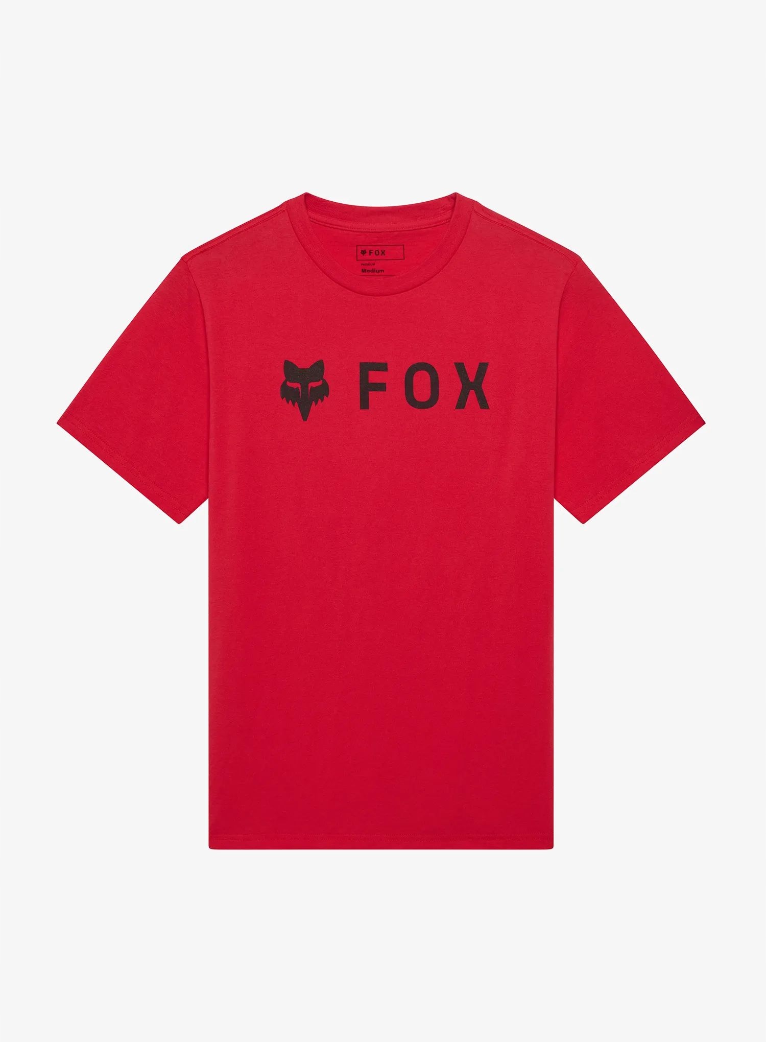 Bavlněné tričko Fox Absolute 195 Original Ss Tee flame red XXL