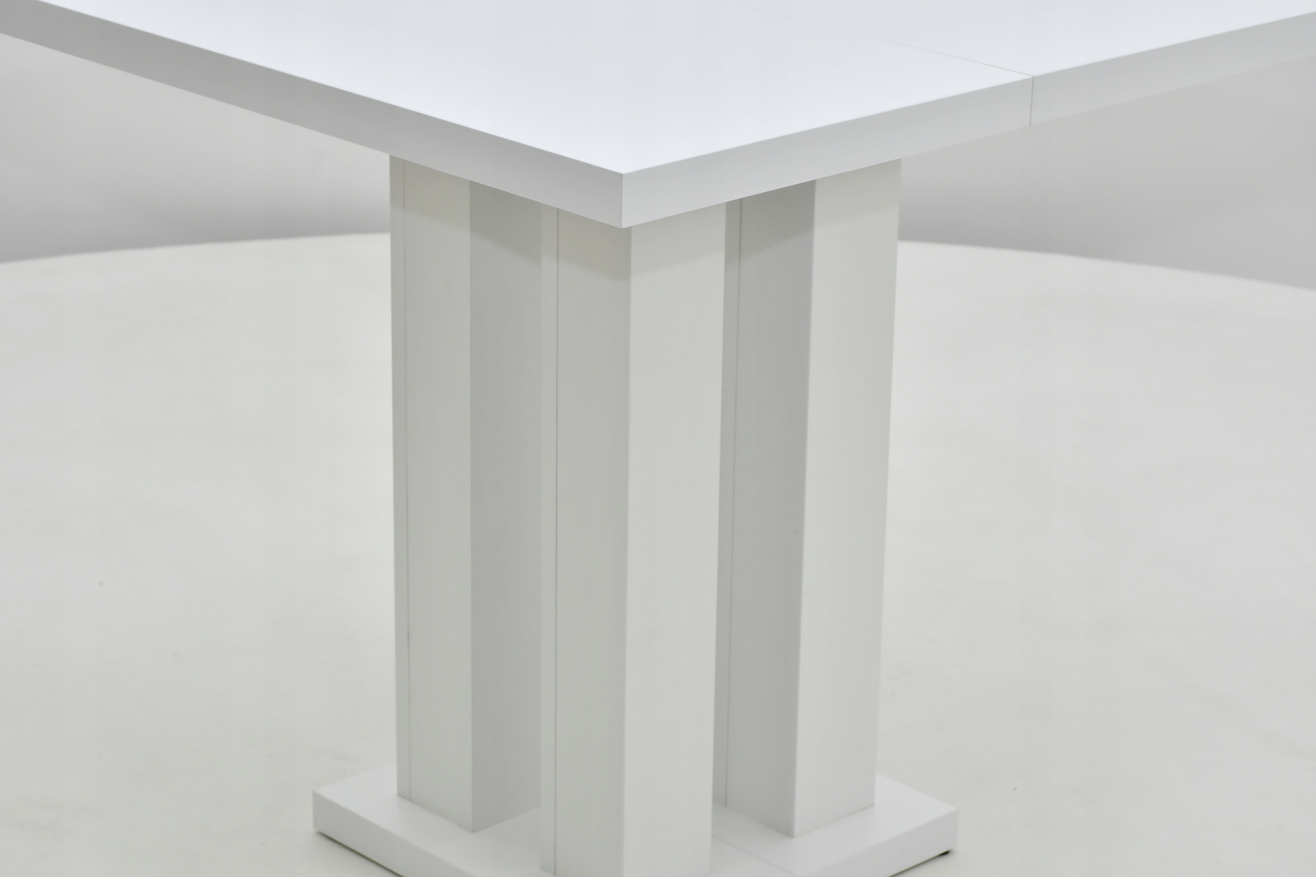 stół Igor, biały stół, rozkładane stoły 80x80-200 Szerokość mebla 80 cm