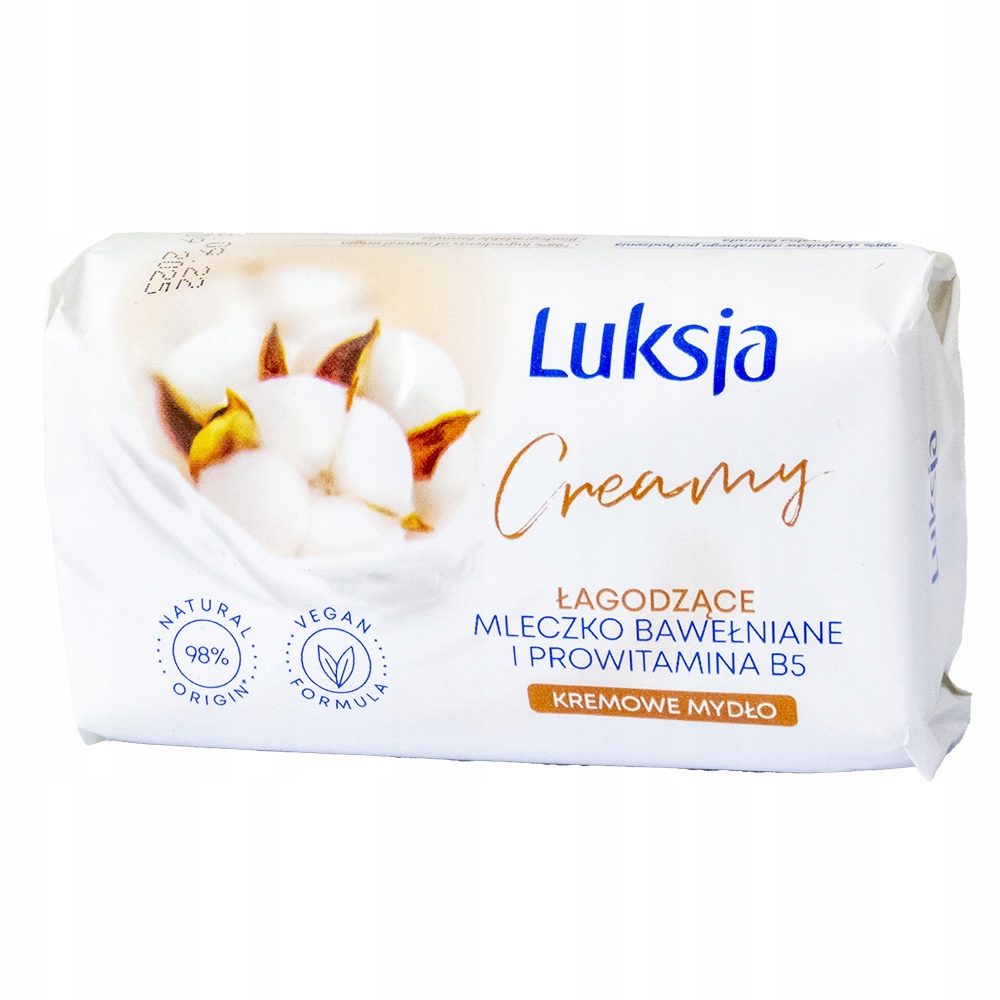 

Mydło w kostce Luksja Creamy Cotton 100g 24szt.