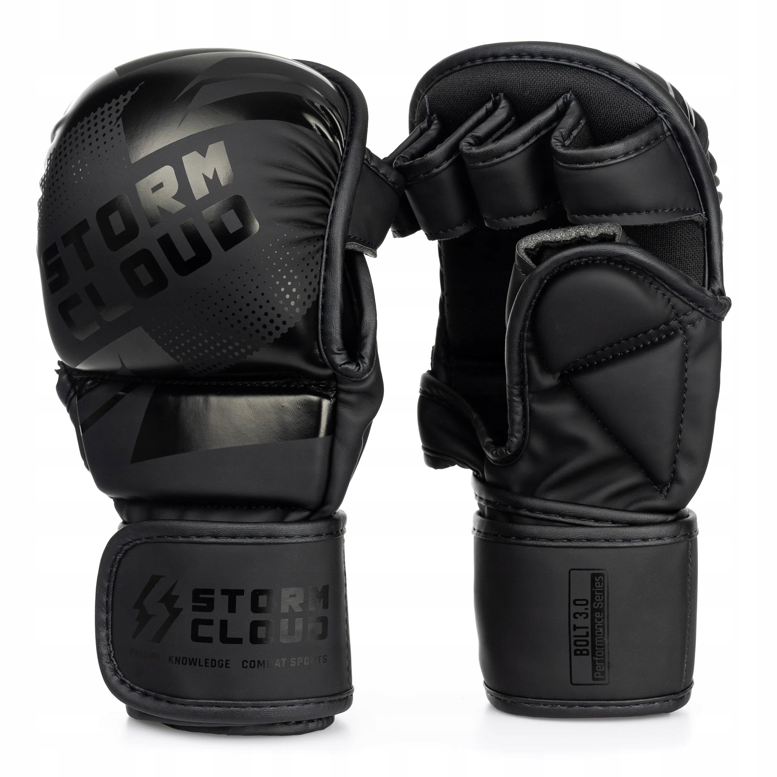 StormCloud Rękawice do Mma Bolt 3.0 Sparingowe Czarne/Czarne XL