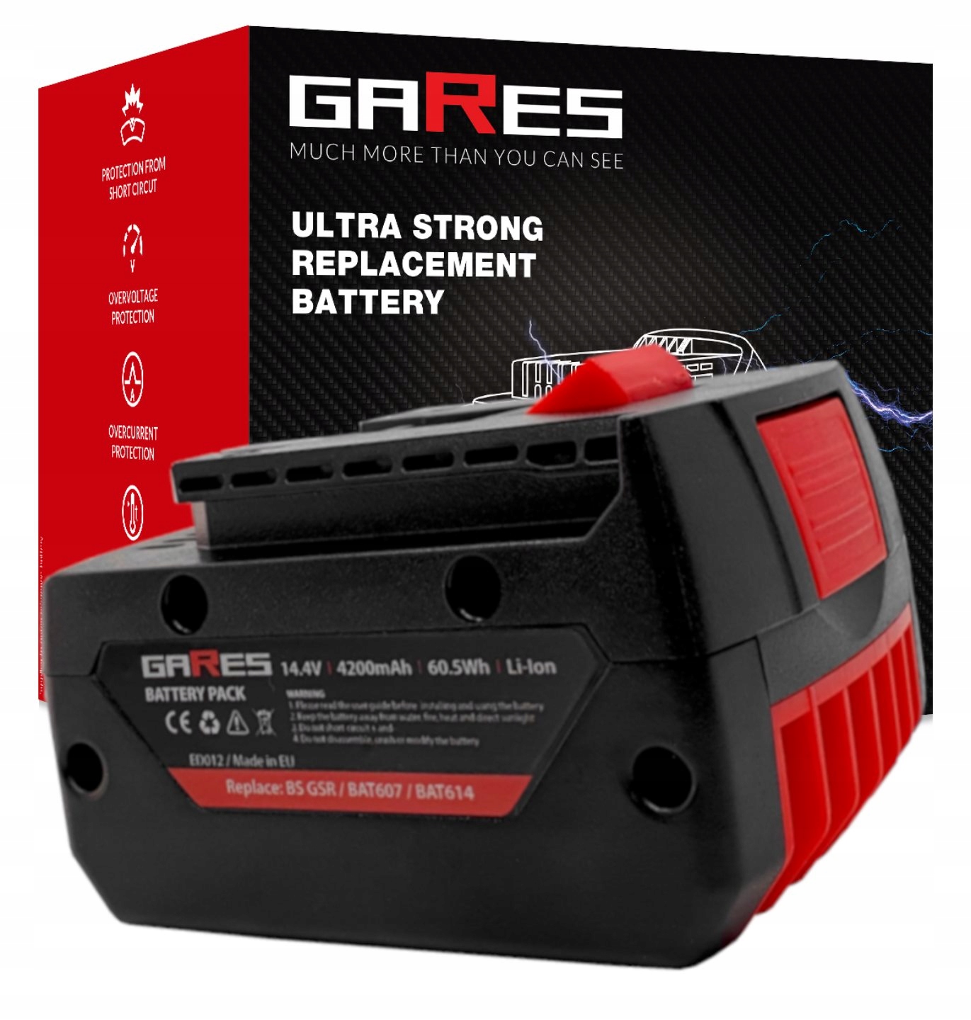 Akumulátor pro Bosch Gsr 14,4 Vec FC2 Gdr 1440-LI 14,4V 4,2Ah