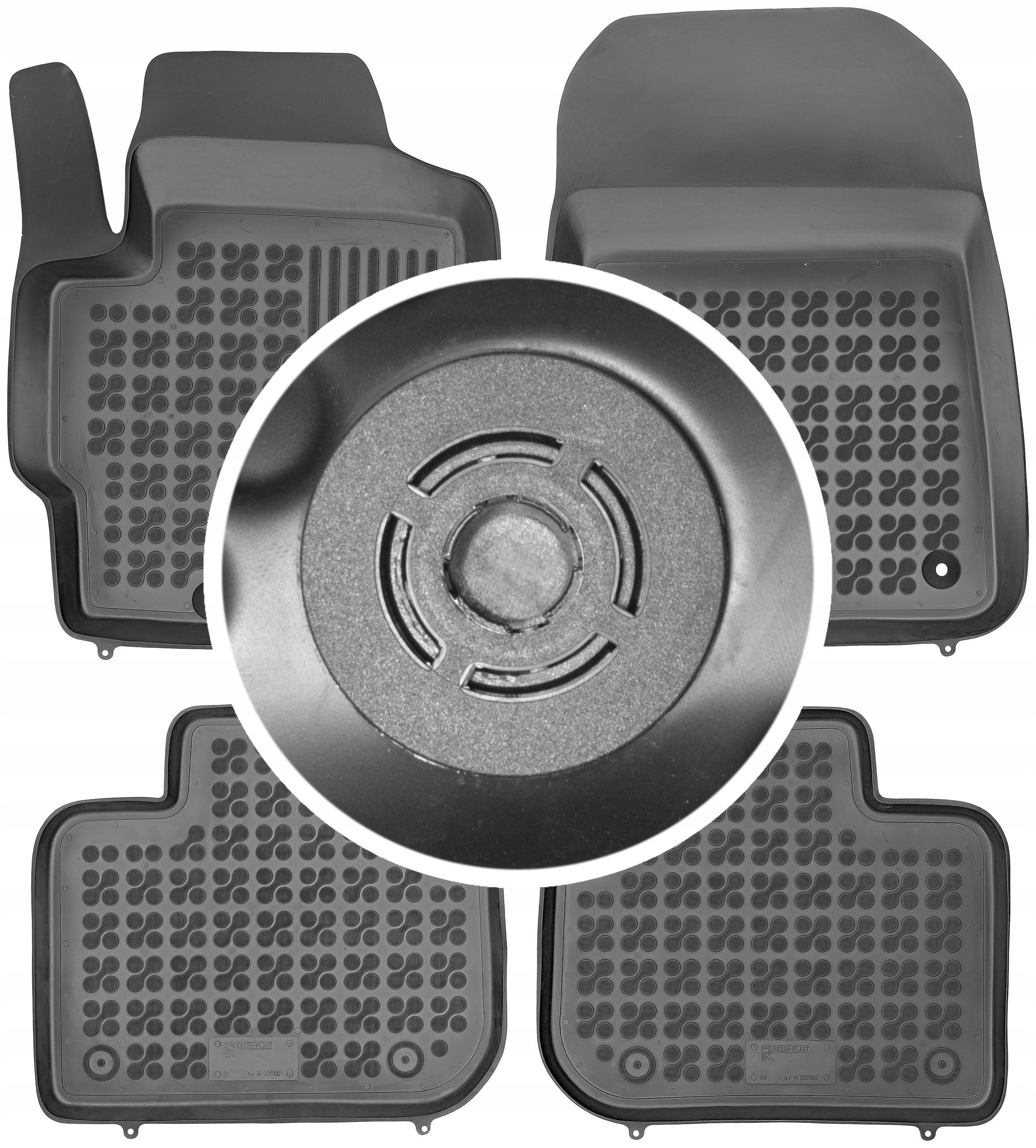 Коврики Ньюстайлинг резиновые 202302 4 el.