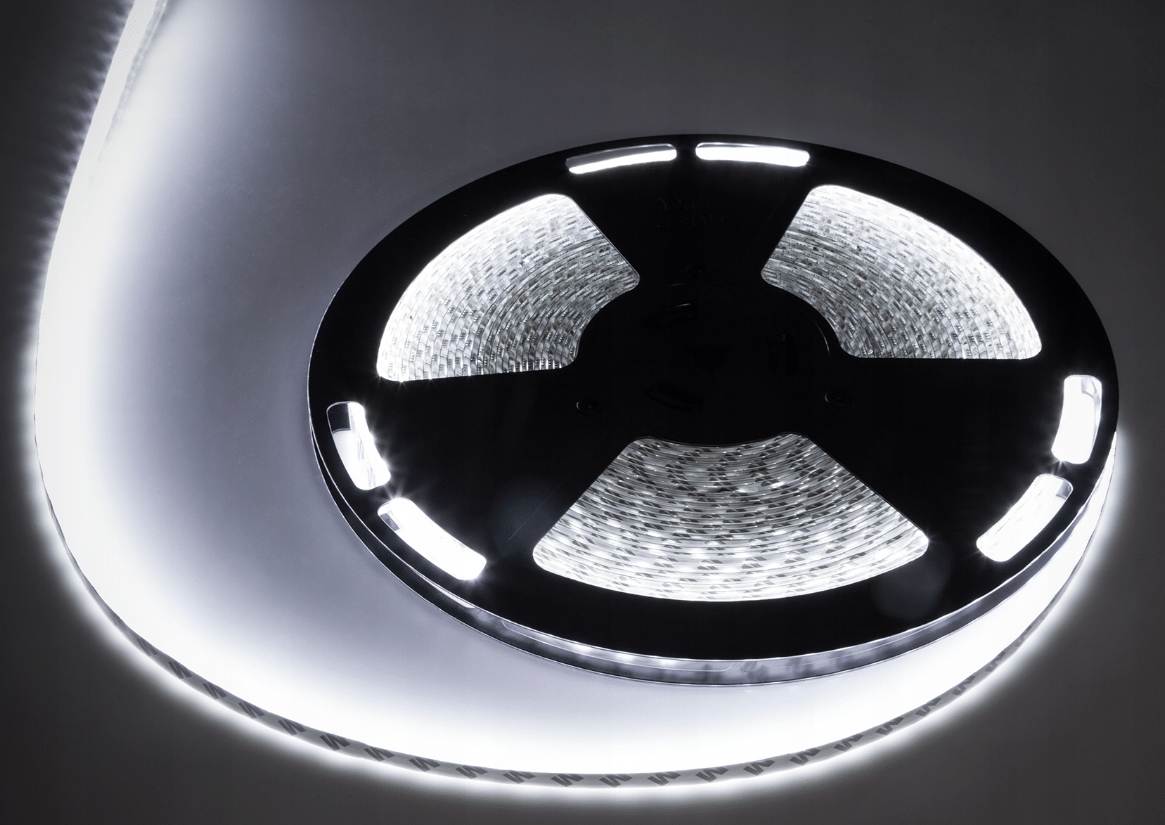 Led šňůra 25 m 12 V – Rebel, 1500 x 5050 Smd, studená bílá, voděodolná