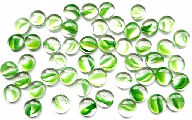 

Pastylki Szklane Zielone Łezki Clear 2CM 50 Szt