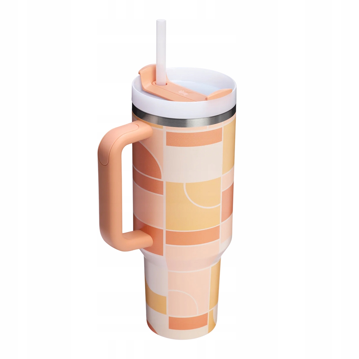 Termohrnek Stanley Quencher H2.O FlowState Tumbler 1.18 L Orange Geo
