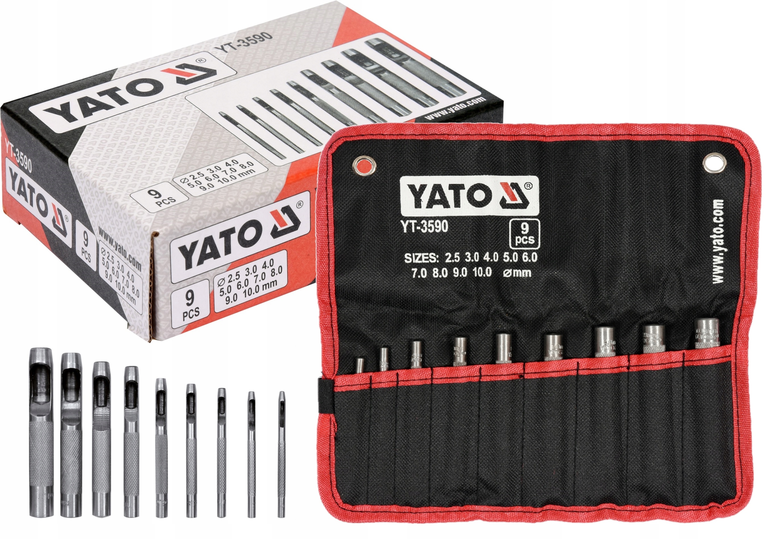 

Przebijaki Dziurkacz Do Skóry Tektury Gumy YT-3590