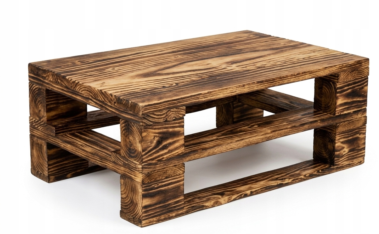 Dřevěný stolek 80 x 40 cm Dřevěný zahradní nábytek Rustikální stolek