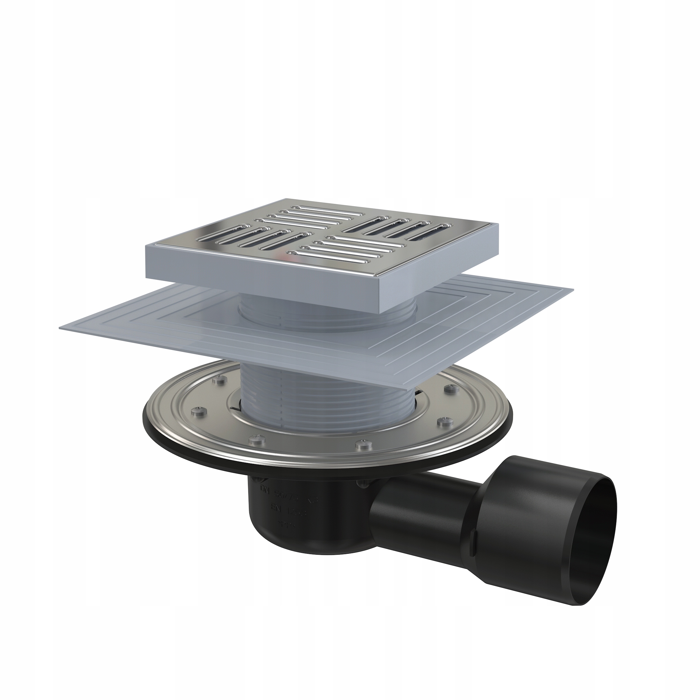 

Kratka ściekowa 150×150/50/75 mm odpływ boczny, kr