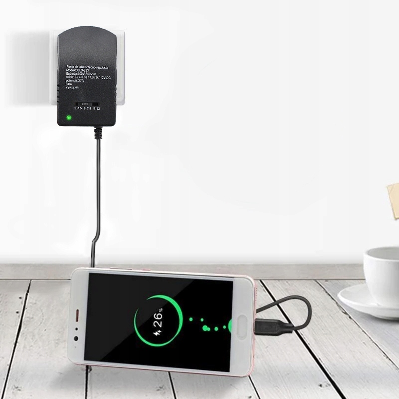 ZASILACZ UNIWERSALNY SIECIOWY ŁADOWARKA DO DC 12V Marka retoo