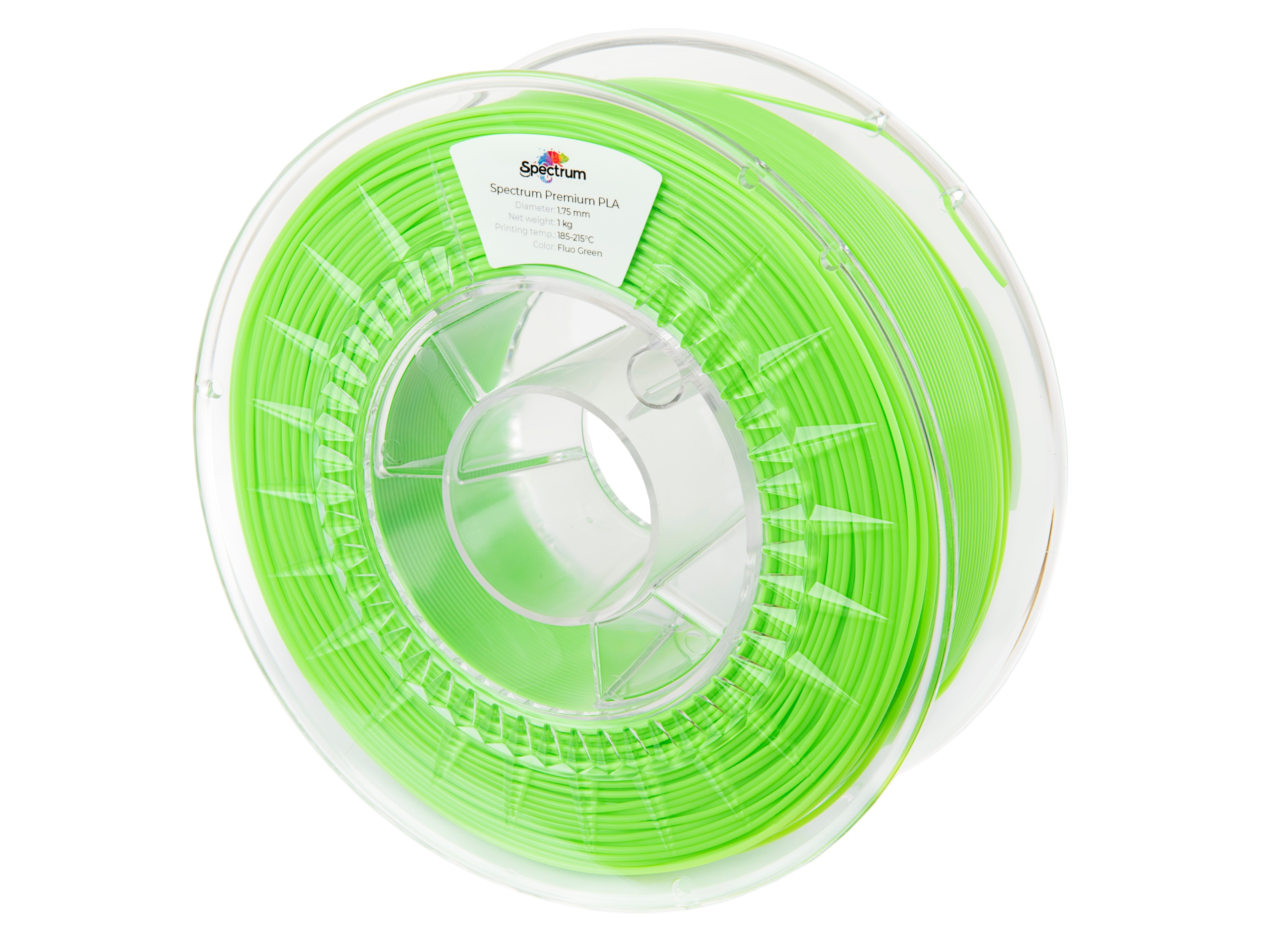 Filament Spectrum PLA 1.75mm FLUO GREEN ZIELONY 1kg
