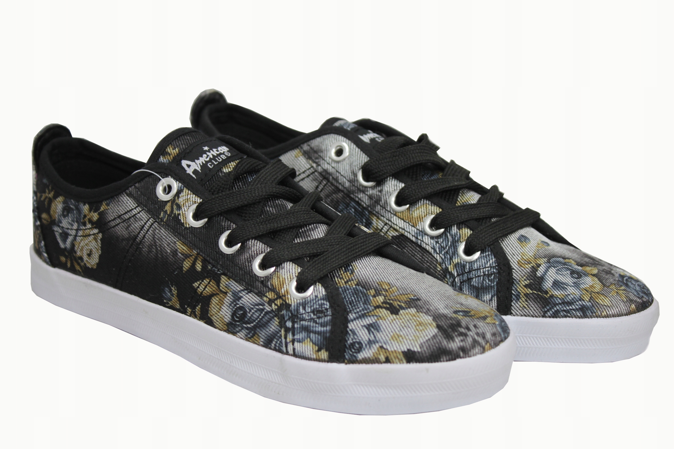 

Tenisówki trampki damskie American Club kwiaty 38