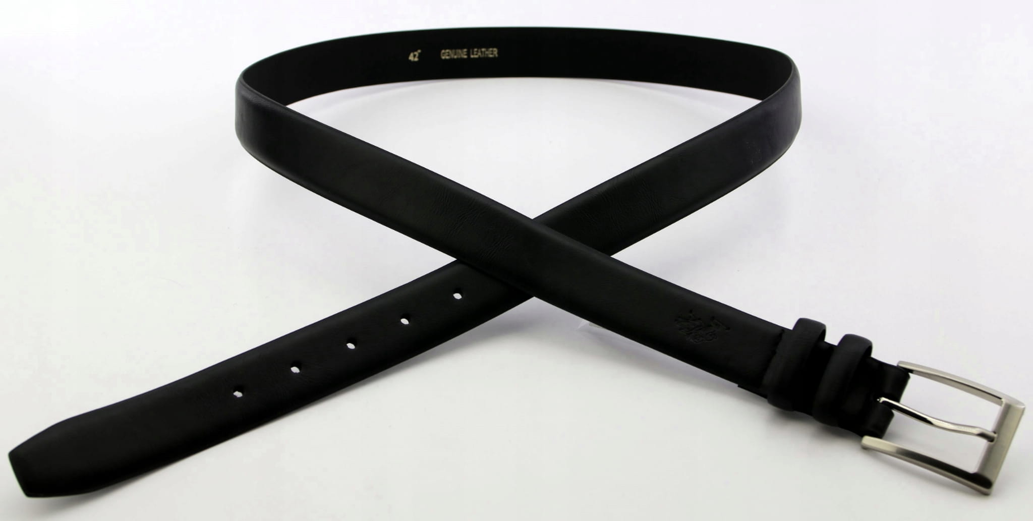 PASEK MĘSKI U.S POLO ASSN. CZARNY SKÓRZANY R42 Marka U.S. Polo Assn.