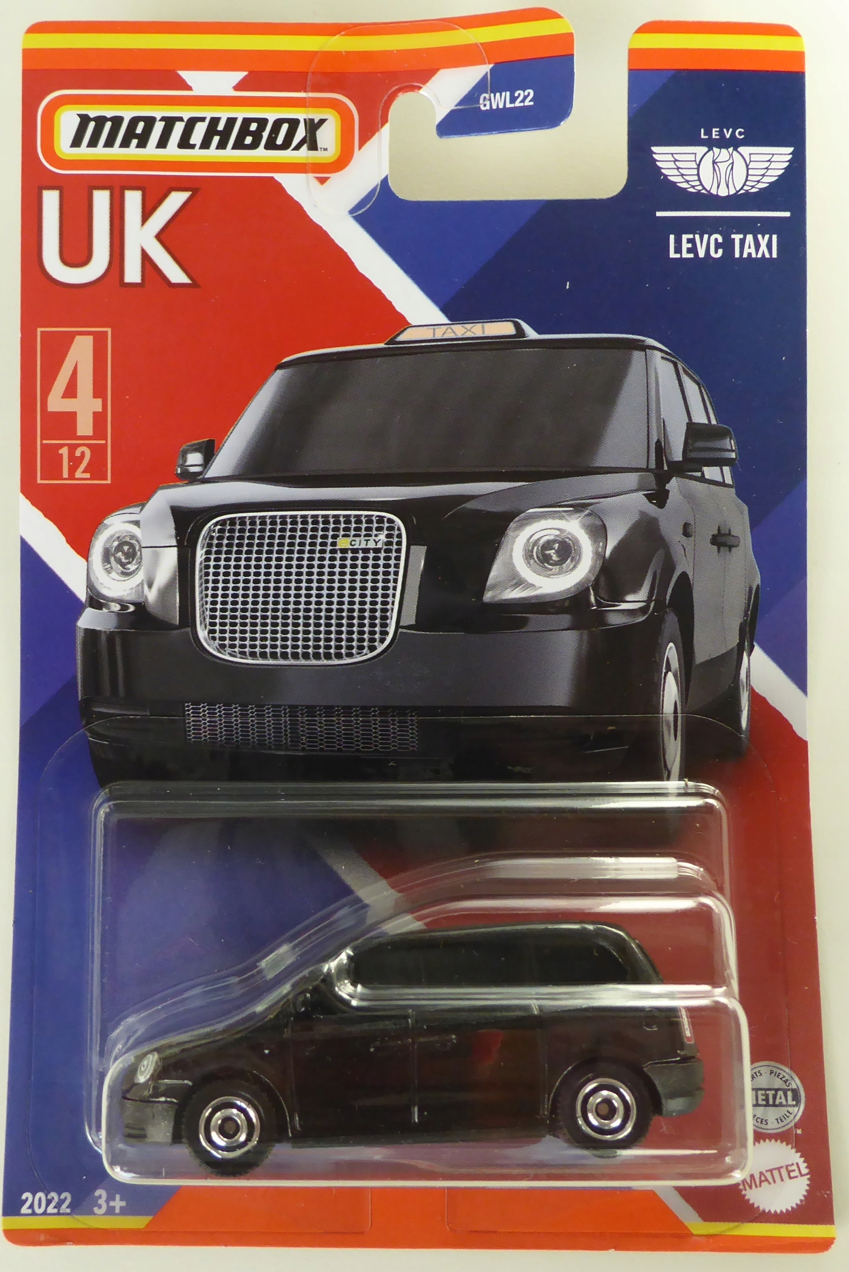 Mattel Matchbox Levc Taxi