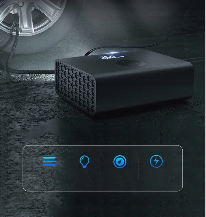 KOMPRESOR SAMOCHODOWY Pompka Sprezarka 12V LED LCD Producent code C1752