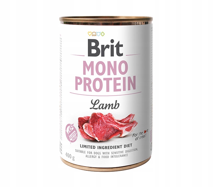 Levně Brit SuperPremium Vlhké krmivo pro psy Adult Monoprotein Jehněčí 12x400 g