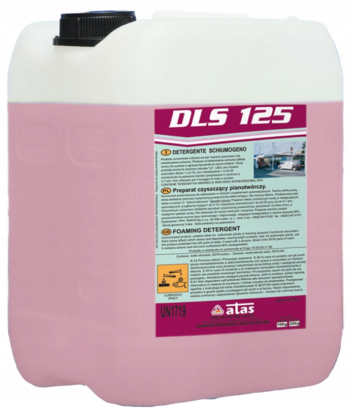 PLAK DLS 125 обильная активная пена концентрат 10 кг