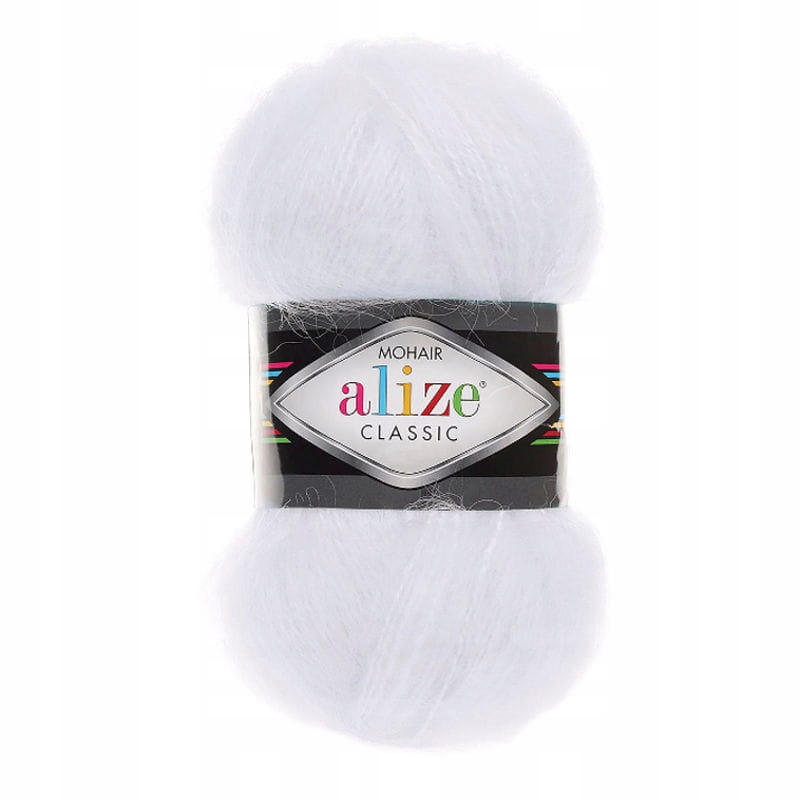 Alize Mohair Classic 55 белый