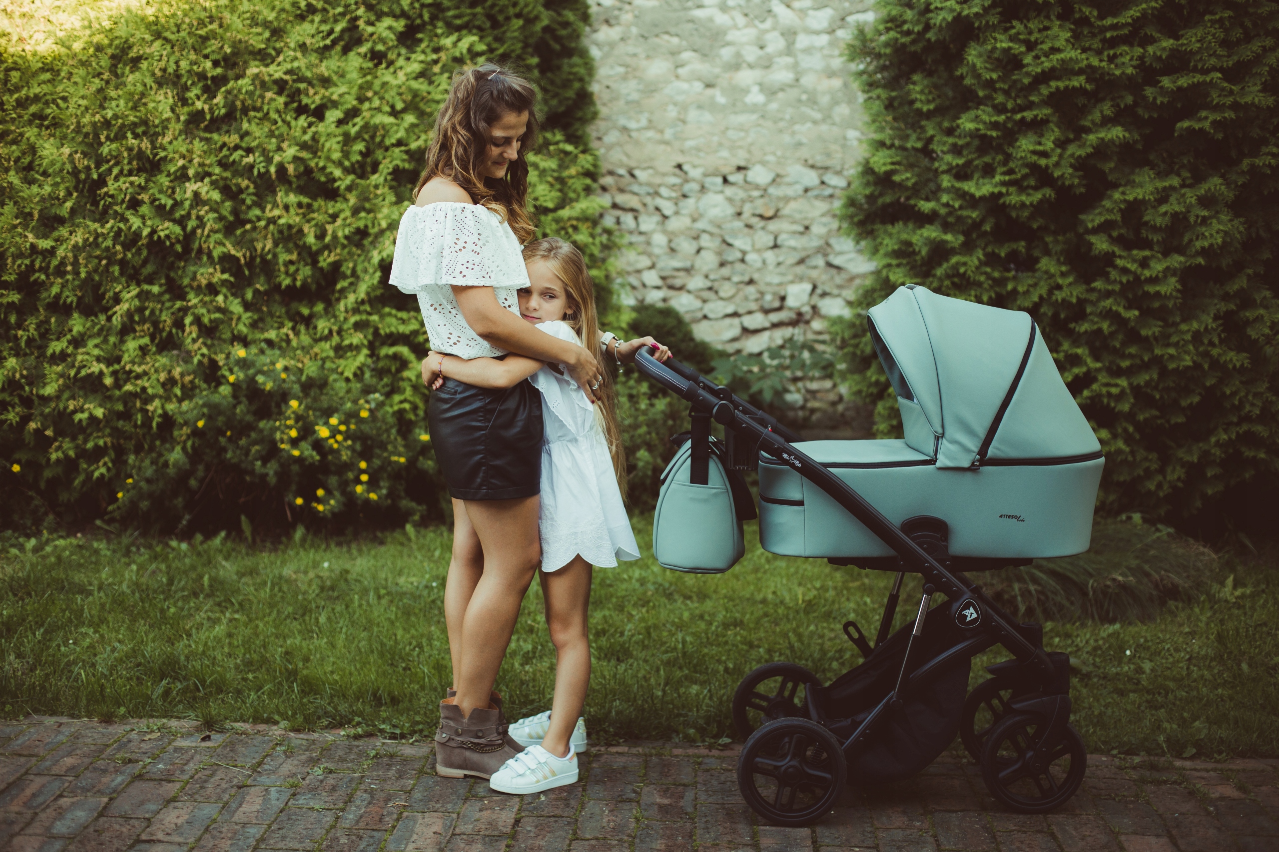 WÓZEK MILU KIDS ATTESO LEDO NOWOŚĆ 2w1 ECO ATL08 Waga wózka 12 kg