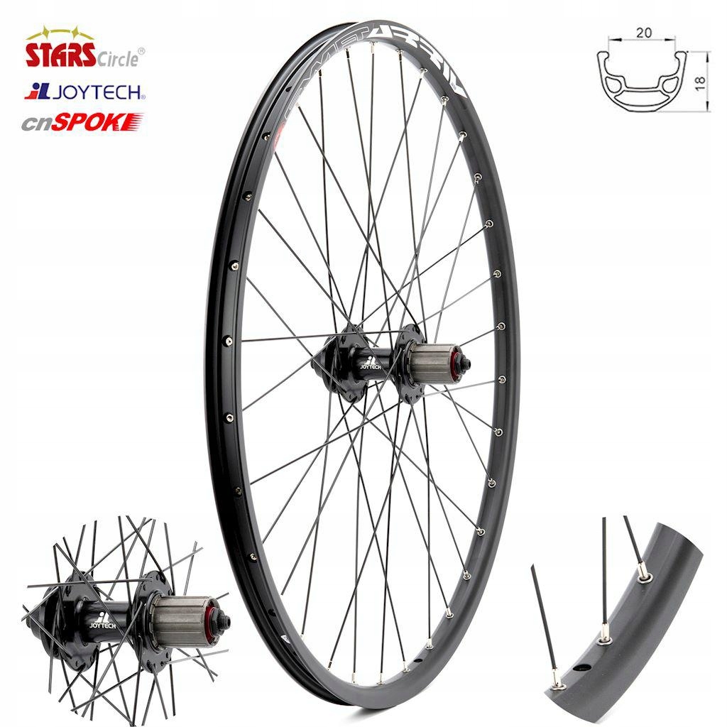 Koło 26" Tył Stożkowe Pod Tarczę kaseta czarne piasta JY-D762